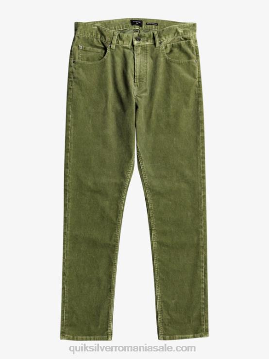 trifoi cu patru foi pantaloni kracker din catifea drepte XT6B1607 bărbați Quiksilver