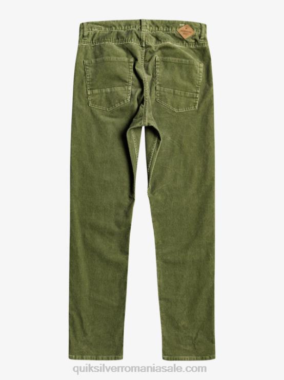 trifoi cu patru foi pantaloni kracker din catifea drepte XT6B1607 bărbați Quiksilver