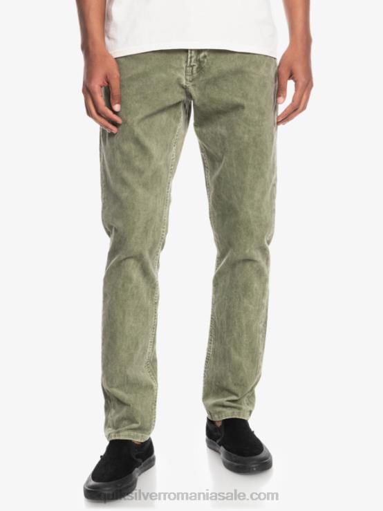trifoi cu patru foi pantaloni kracker din catifea drepte XT6B1607 bărbați Quiksilver