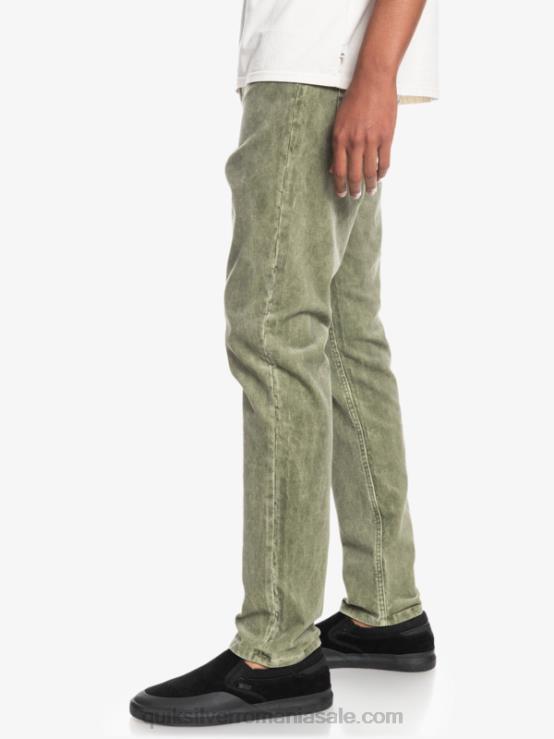 trifoi cu patru foi pantaloni kracker din catifea drepte XT6B1607 bărbați Quiksilver