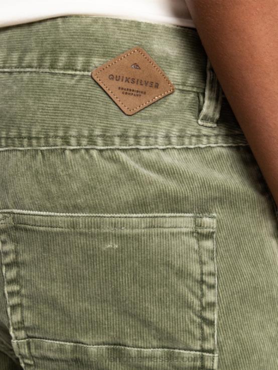 trifoi cu patru foi pantaloni kracker din catifea drepte XT6B1607 bărbați Quiksilver