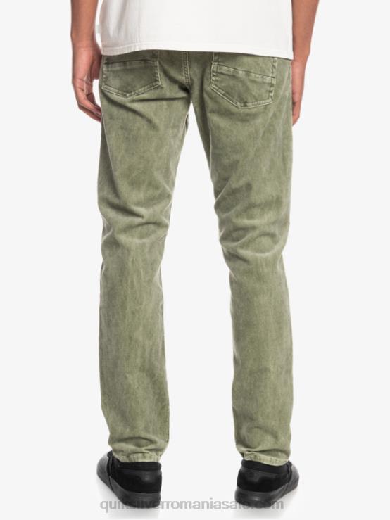 trifoi cu patru foi pantaloni kracker din catifea drepte XT6B1607 bărbați Quiksilver