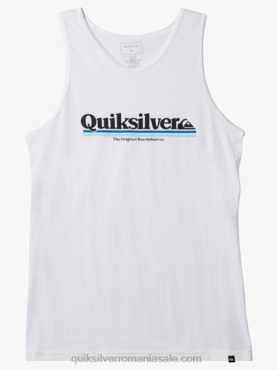 alb între linii rezervor XT6B1004 bărbați Quiksilver