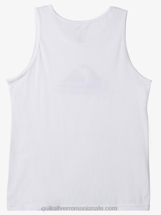 alb rezervor cu logo mare XT6B263 bărbați Quiksilver