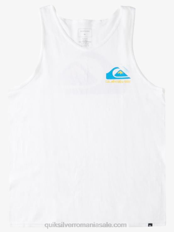 alb rezervor din spate cu logo XT6B1521 bărbați Quiksilver