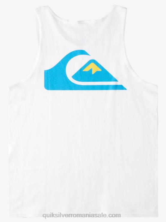 alb rezervor din spate cu logo XT6B1521 bărbați Quiksilver