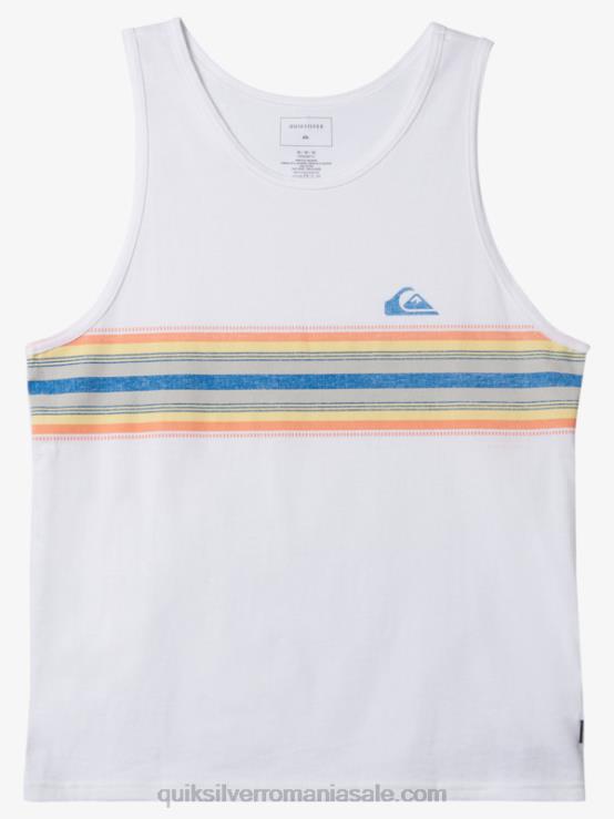 alb tricou streamline tank XT6B1338 bărbați Quiksilver