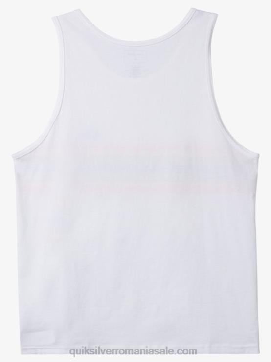 alb tricou streamline tank XT6B1338 bărbați Quiksilver