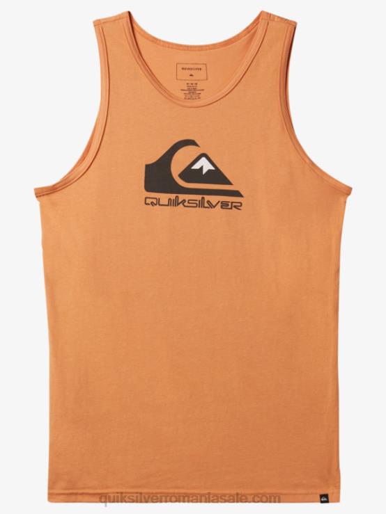 bronz cupru rezervor cu logo mare XT6B266 bărbați Quiksilver