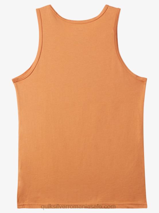 bronz cupru rezervor cu logo mare XT6B266 bărbați Quiksilver