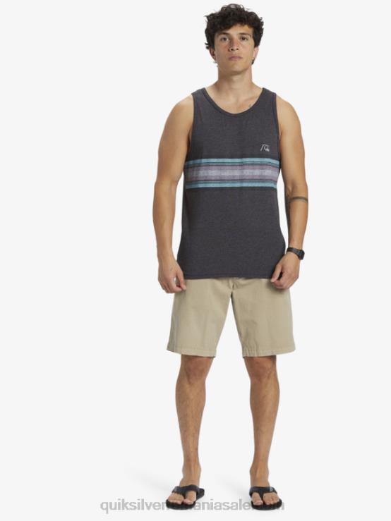 cărbune cărbune rezervor cu dungi de zi cu zi XT6B705 bărbați Quiksilver