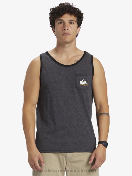 cărbune cărbune tricou tank omni buzunar XT6B555 bărbați Quiksilver