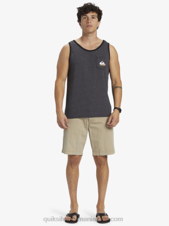 cărbune cărbune tricou tank omni buzunar XT6B555 bărbați Quiksilver