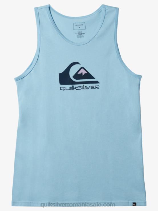 cer albastru rezervor cu logo mare XT6B268 bărbați Quiksilver