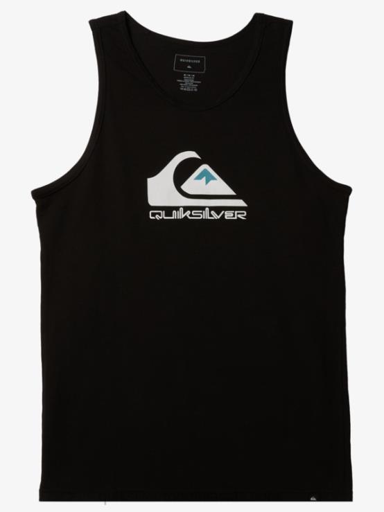 negru rezervor cu logo mare XT6B262 bărbați Quiksilver