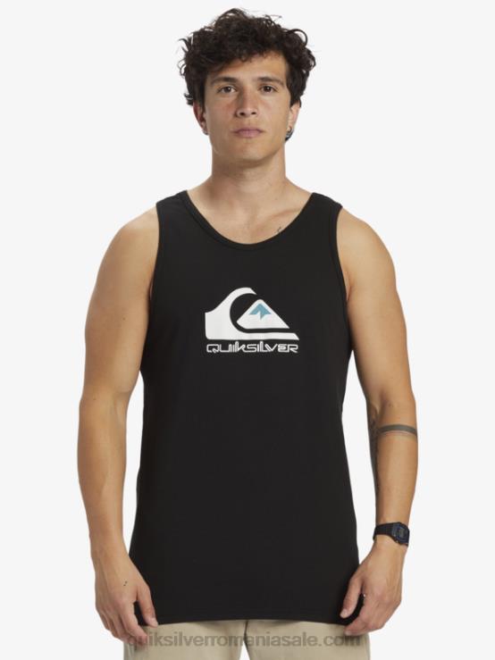 negru rezervor cu logo mare XT6B262 bărbați Quiksilver