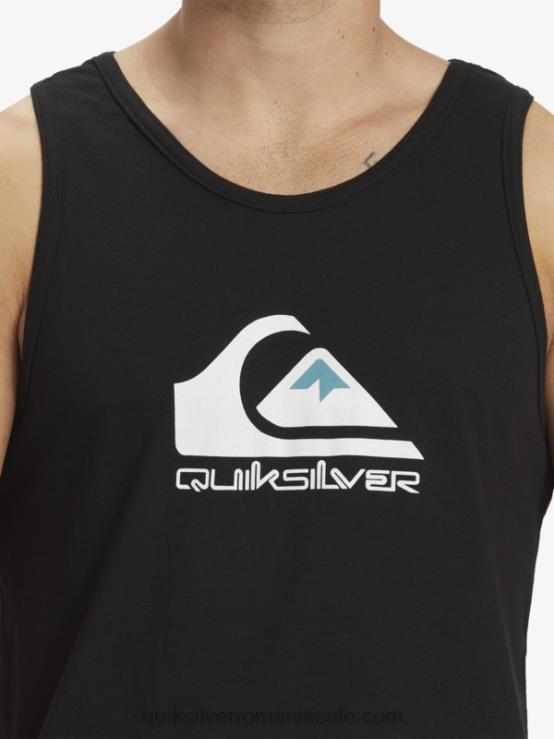 negru rezervor cu logo mare XT6B262 bărbați Quiksilver