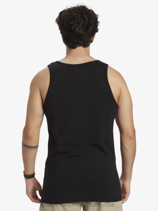 negru rezervor cu logo mare XT6B262 bărbați Quiksilver