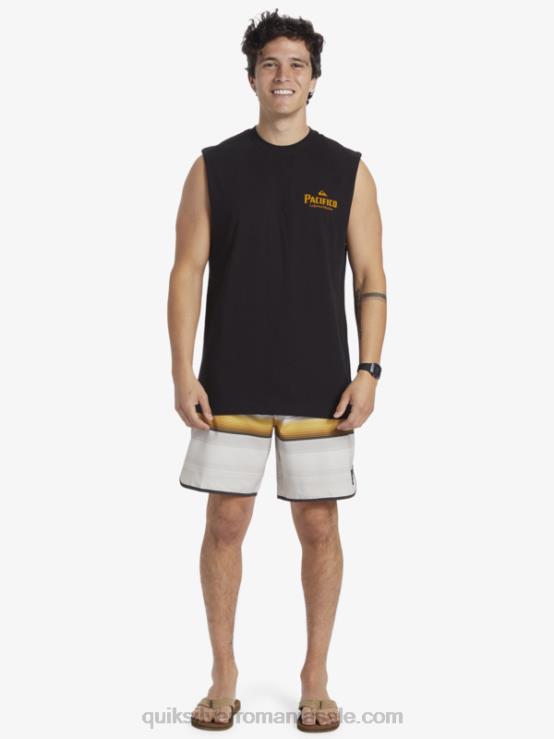 negru tanc drept shooter XT6B4 bărbați Quiksilver x Pacifico