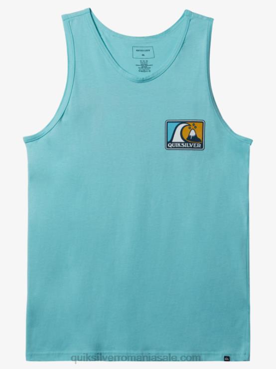 înger albastru rezervor cu bule moale XT6B165 bărbați Quiksilver