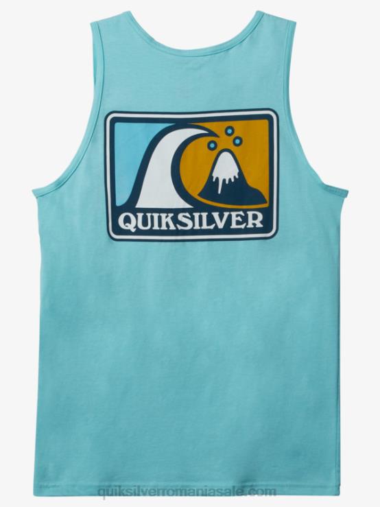 înger albastru rezervor cu bule moale XT6B165 bărbați Quiksilver