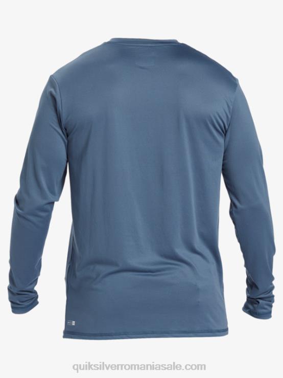 Marea Bering tricou de surf upf 50 cu mânecă lungă cu dungi solide XT6B844 bărbați Quiksilver