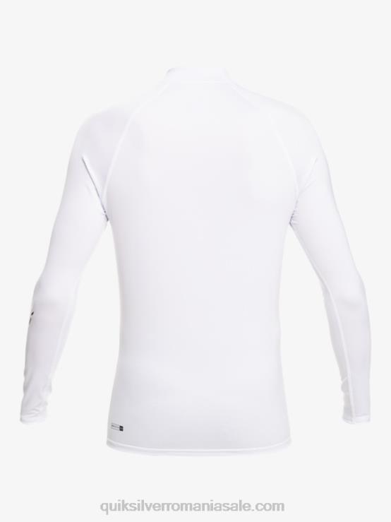 alb all time mânecă lungă upf 50 rashguard XT6B818 bărbați Quiksilver