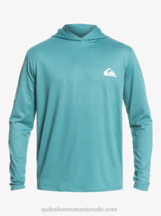 albastru bretania Tricou de surf cu mânecă lungă omni session upf 50 XT6B772 bărbați Quiksilver