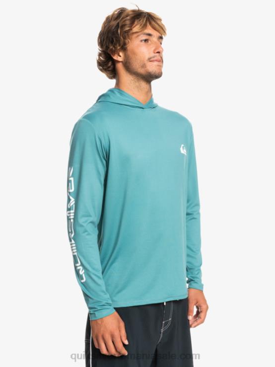 albastru bretania Tricou de surf cu mânecă lungă omni session upf 50 XT6B772 bărbați Quiksilver