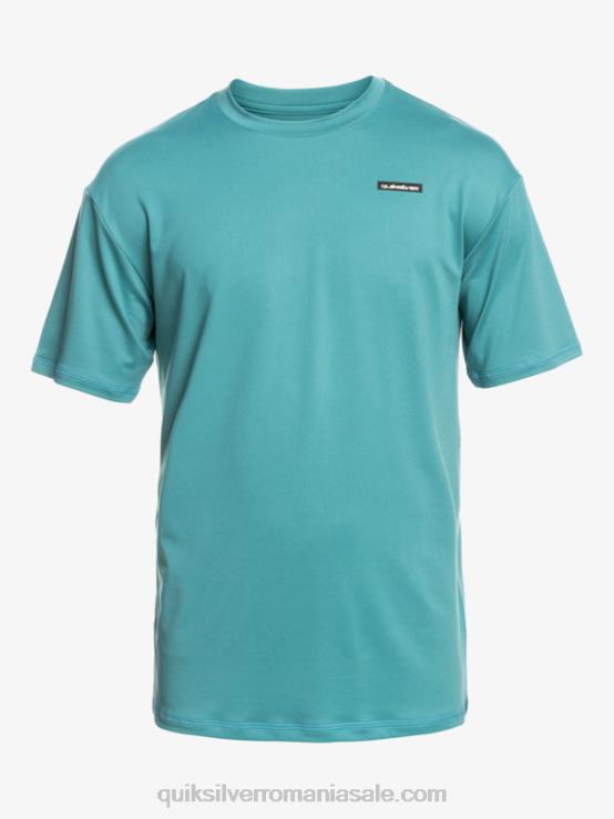 albastru bretania Tricou de surf cu mânecă scurtă omni session upf 50 XT6B542 bărbați Quiksilver