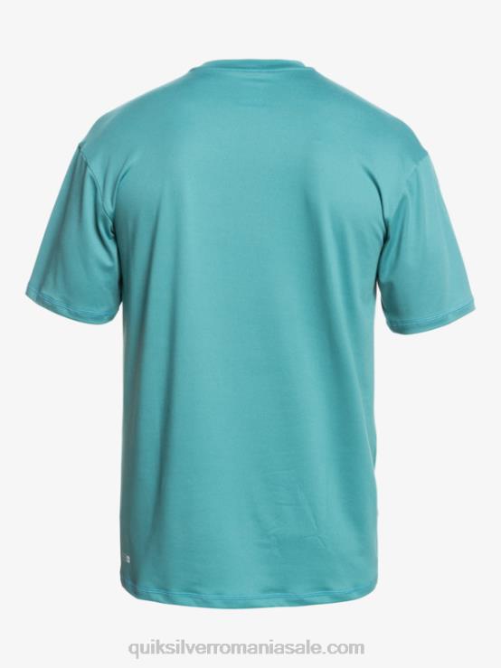 albastru bretania Tricou de surf cu mânecă scurtă omni session upf 50 XT6B542 bărbați Quiksilver