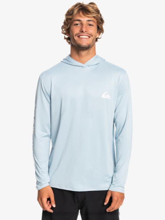 albastru ceresc Tricou de surf cu mânecă lungă omni session upf 50 XT6B771 bărbați Quiksilver