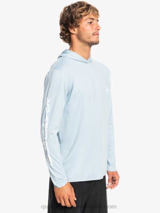 albastru ceresc Tricou de surf cu mânecă lungă omni session upf 50 XT6B771 bărbați Quiksilver