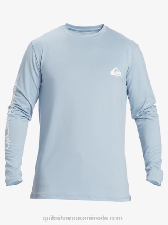 albastru ceresc tricou surf upf 50 cu mânecă lungă omni session XT6B404 bărbați Quiksilver