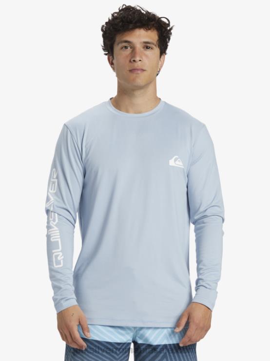 albastru ceresc tricou surf upf 50 cu mânecă lungă omni session XT6B404 bărbați Quiksilver