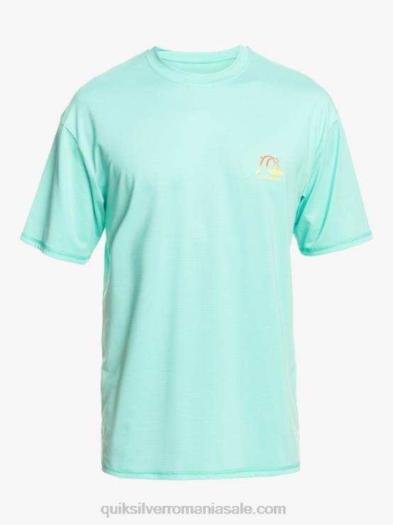 bazin verde erica tricou surf cu mânecă scurtă heritage heather upf 50 XT6B1133 bărbați Quiksilver