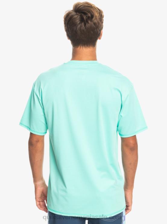 bazin verde erica tricou surf cu mânecă scurtă heritage heather upf 50 XT6B1133 bărbați Quiksilver