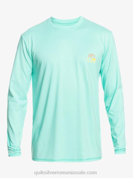 bazin verde erica tricou surf heritage heather cu mânecă lungă upf 50 XT6B1471 bărbați Quiksilver
