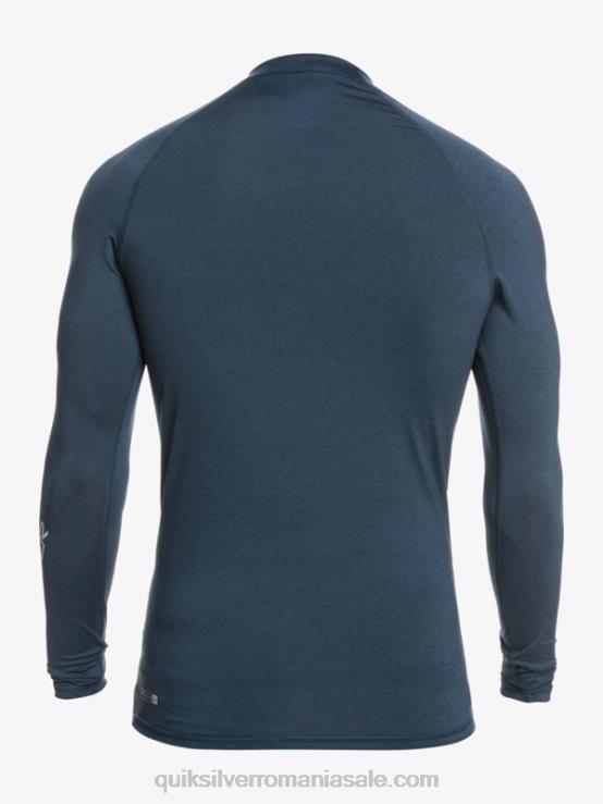 blazer bleumarin heather all time mânecă lungă upf 50 rashguard XT6B820 bărbați Quiksilver