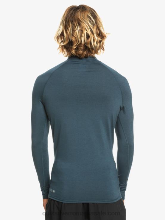 blazer bleumarin heather all time mânecă lungă upf 50 rashguard XT6B820 bărbați Quiksilver
