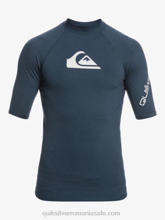 blazer bleumarin heather all time mânecă scurtă upf 50 rashguard XT6B812 bărbați Quiksilver