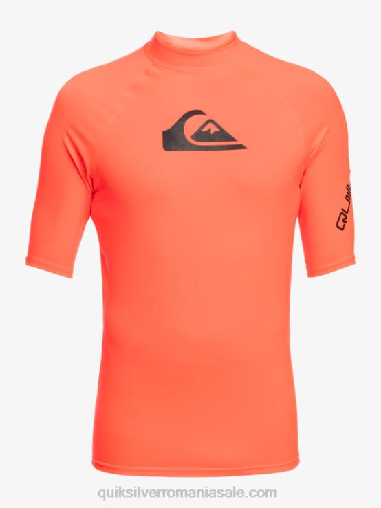 coral de foc all time mânecă scurtă upf 50 rashguard XT6B813 bărbați Quiksilver