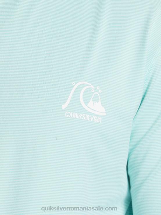 erica albastru cer tricou de surf cu mânecă lungă heritage upf 50 XT6B419 bărbați Quiksilver