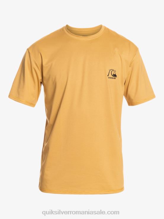 erica de grau tricou surf cu mânecă scurtă heritage heather upf 50 XT6B1127 bărbați Quiksilver