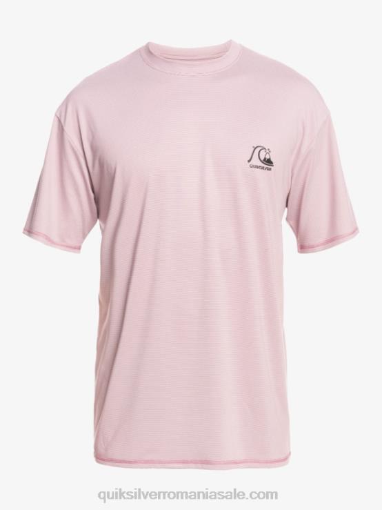 erica de orhidee prăfuită tricou surf cu mânecă scurtă heritage heather upf 50 XT6B1132 bărbați Quiksilver