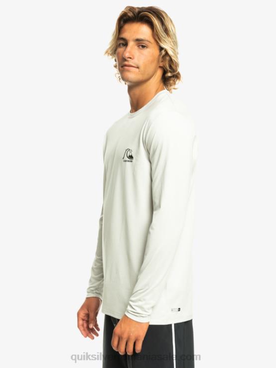 erica violet gri tricou surf heritage heather cu mânecă lungă upf 50 XT6B1469 bărbați Quiksilver