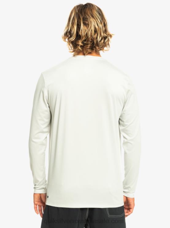 erica violet gri tricou surf heritage heather cu mânecă lungă upf 50 XT6B1469 bărbați Quiksilver