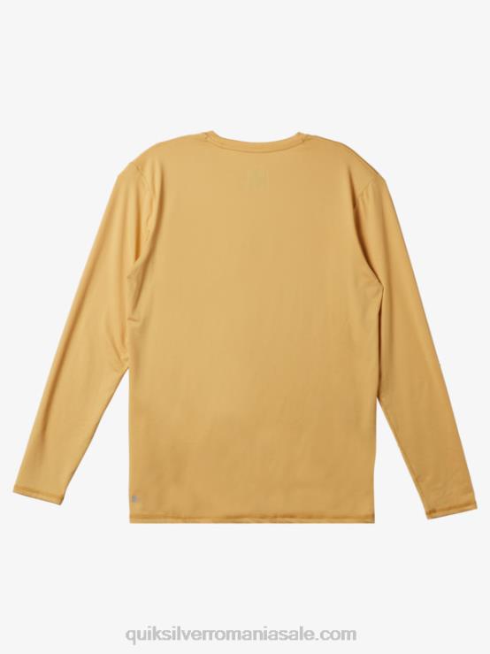 grâu tricou de surf upf 50 cu mânecă lungă cu dungi solide XT6B843 bărbați Quiksilver