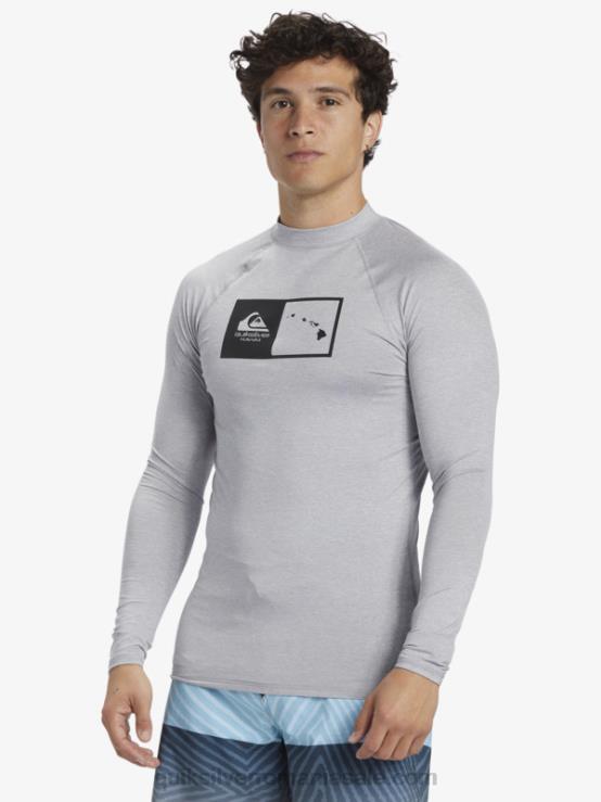 lapoviţă erica Tricou de surf cu mânecă lungă hawaii double down upf 50 XT6B1106 bărbați Quiksilver
