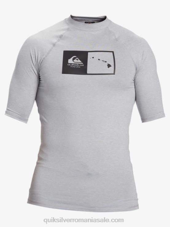 lapoviţă erica Tricou de surf cu mânecă scurtă hawaii double down upf 50 XT6B1169 bărbați Quiksilver